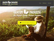 Tablet Screenshot of kratomparadise.com